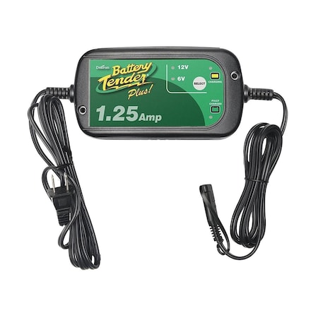 Battery Tender 6 V - 12 V Battery Charger, White 0220211DLWH